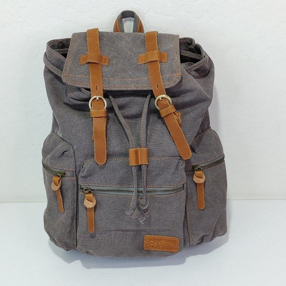 GEARONIC 21L Vintage Look Canvas Backpack Unisex Adult main image 6